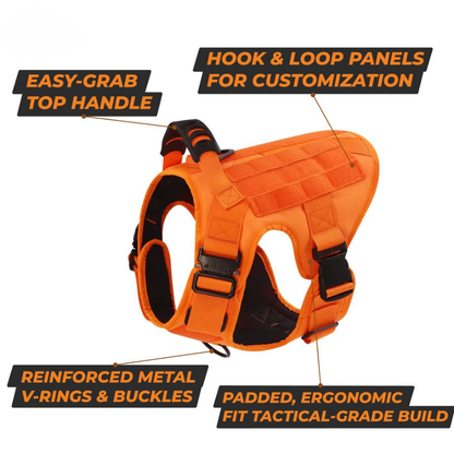 Avellure K9 Pro™ No-Pull Tactical Dog Harness – Full Control for Power Breeds