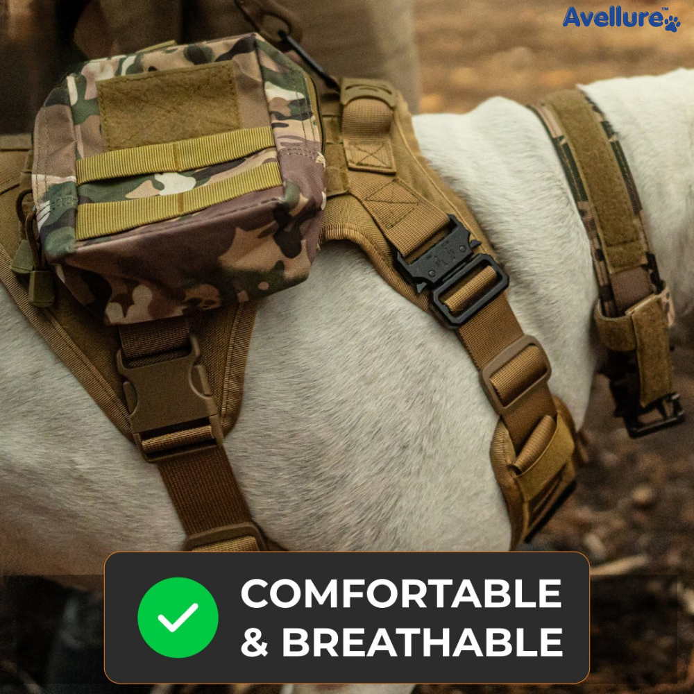 Avellure K9 Pro™ No-Pull Tactical Dog Harness – Full Control for Power Breeds