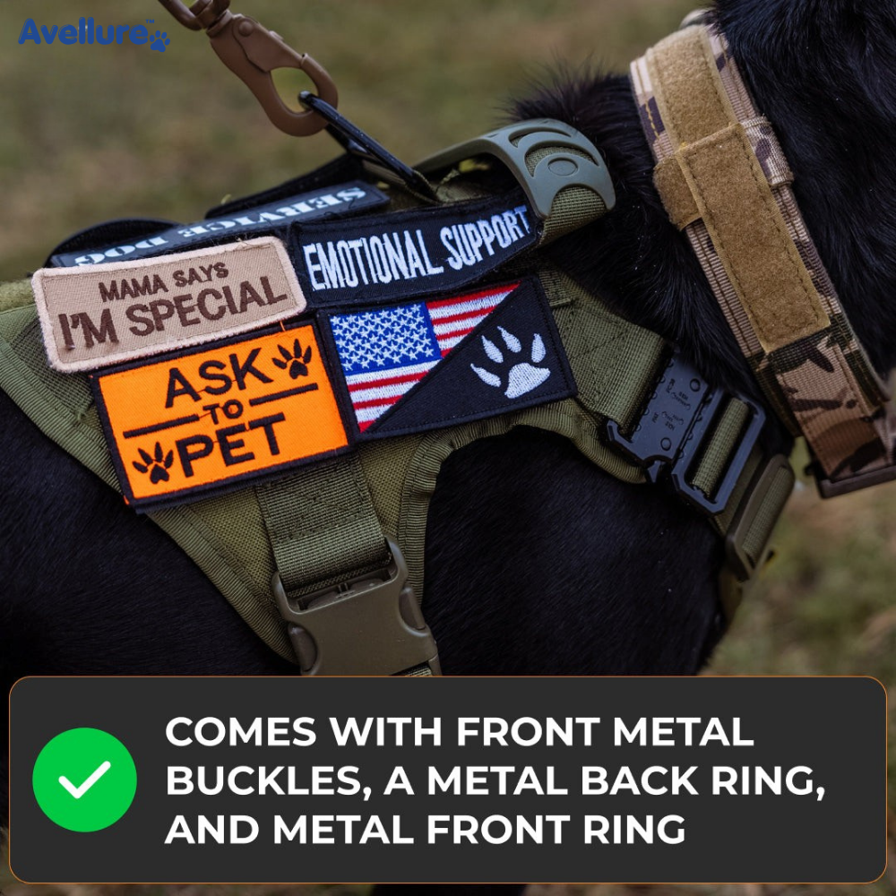 Avellure K9 Pro™ No-Pull Tactical Dog Harness – Full Control for Power Breeds