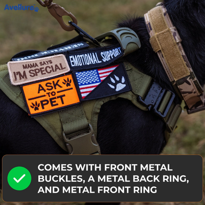 Avellure K9 Pro™ No-Pull Tactical Dog Harness – Full Control for Power Breeds