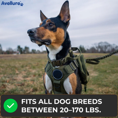 Avellure K9 Pro™ No-Pull Tactical Dog Harness – Full Control for Power Breeds