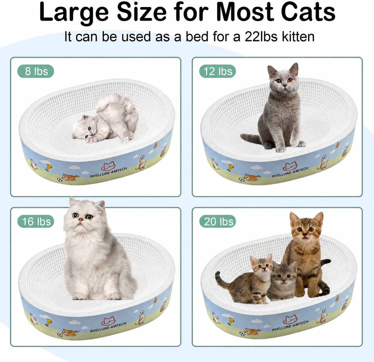 Avellure™ Cat Scratcher Bed