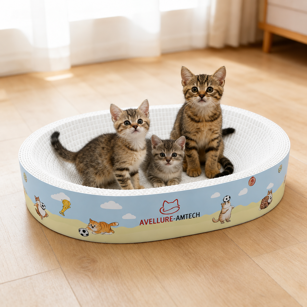 Avellure™ Cat Scratcher Bed
